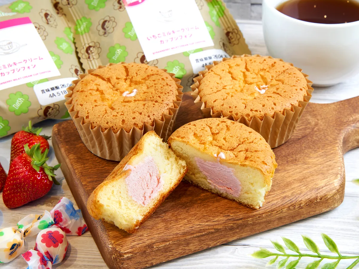 いちごミルキークリーム カップシフォン(3個)