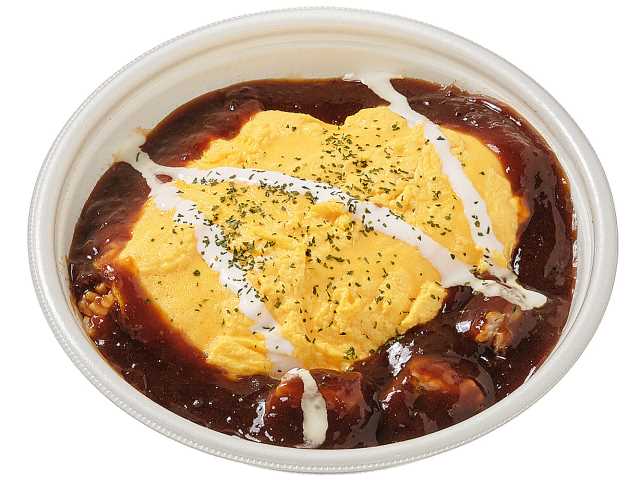 ビーフシチューオムライス