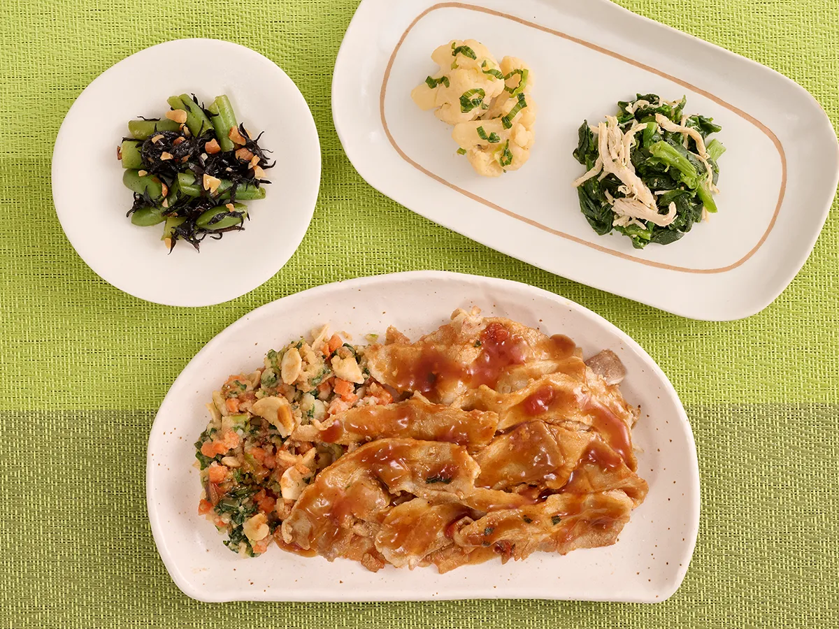 ナッシュ流！豚バラの一口トンテキ