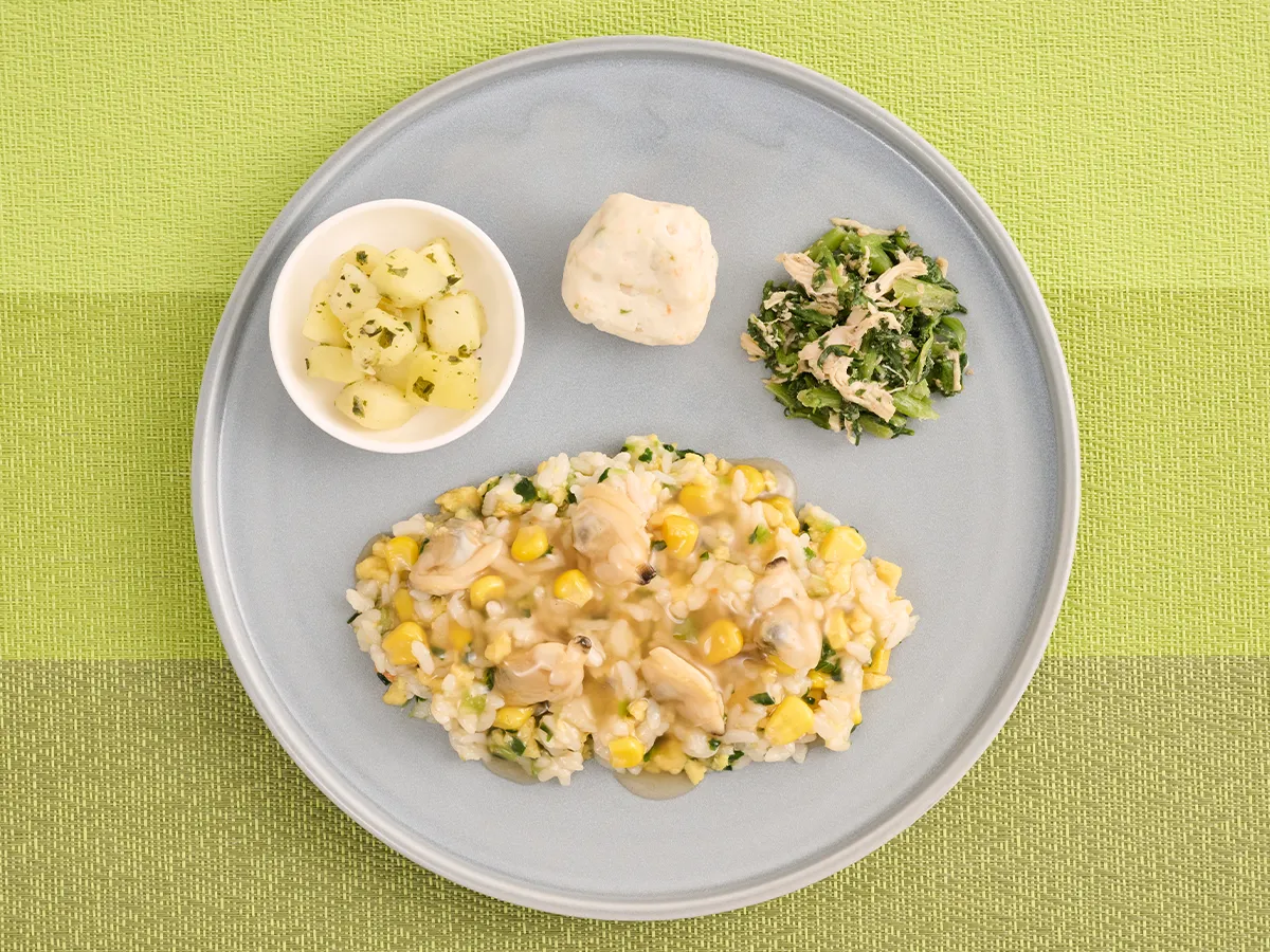 あさりの旨味染み込む和のリゾット