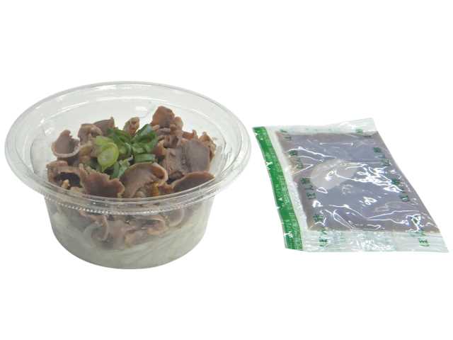 ポン酢で食べる砂ずりと玉ねぎ