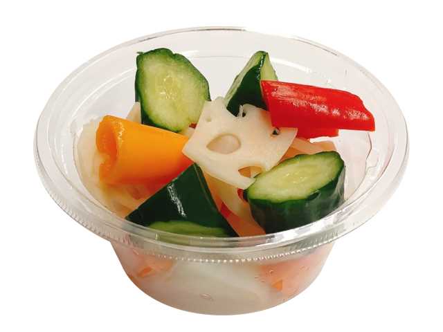 りんご酢仕立てのピクルス　れんこん入り