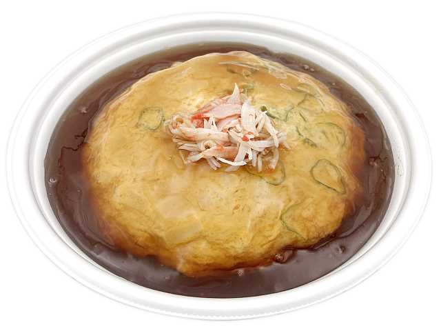 甘酢仕立ての天津飯　香り箱のせ