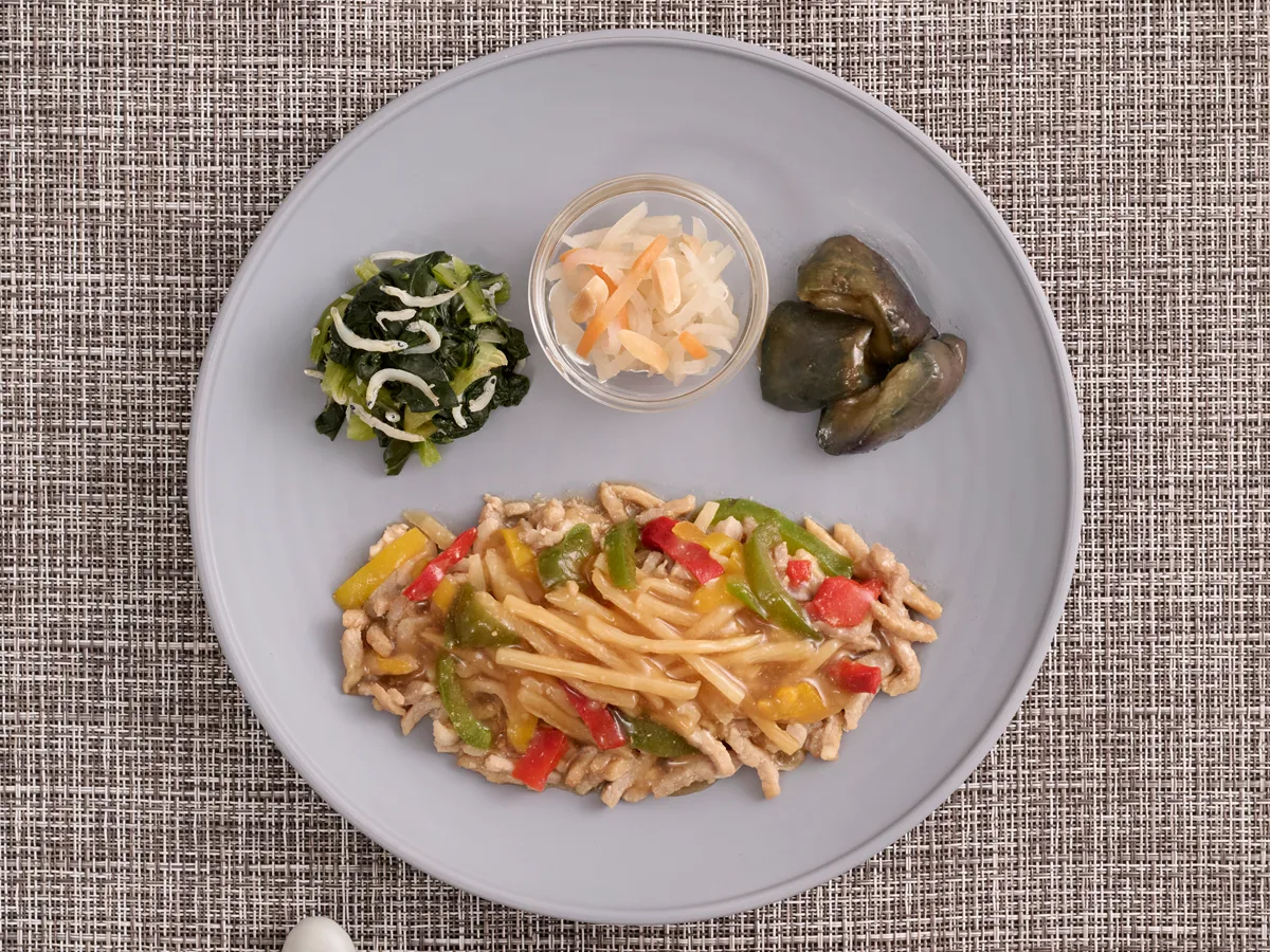 筍たっぷりチンジャオロース