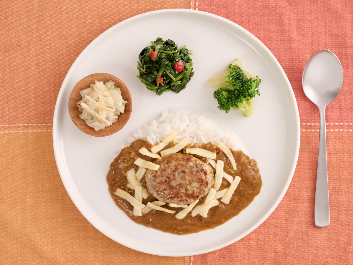 CoCo壱番屋ハンバーグチーズのビーフカレー