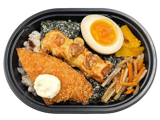 ミニのり弁当（麦飯）