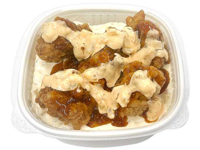 背徳飯明太タルだく鶏唐揚げ丼