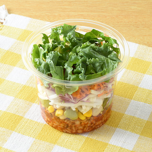【関東・東海・関西】ボロネーゼと押麦の7種野菜サラダ