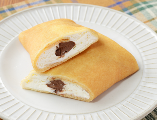 もっちりクレープ　生チョコ＆チョコチップ