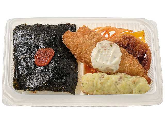 おかかたっぷり　明太のり弁当