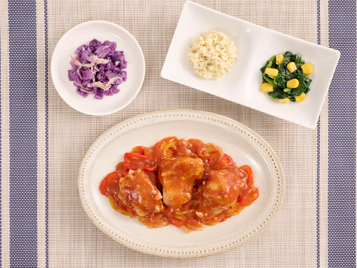 特製トマトソースのチキングリル