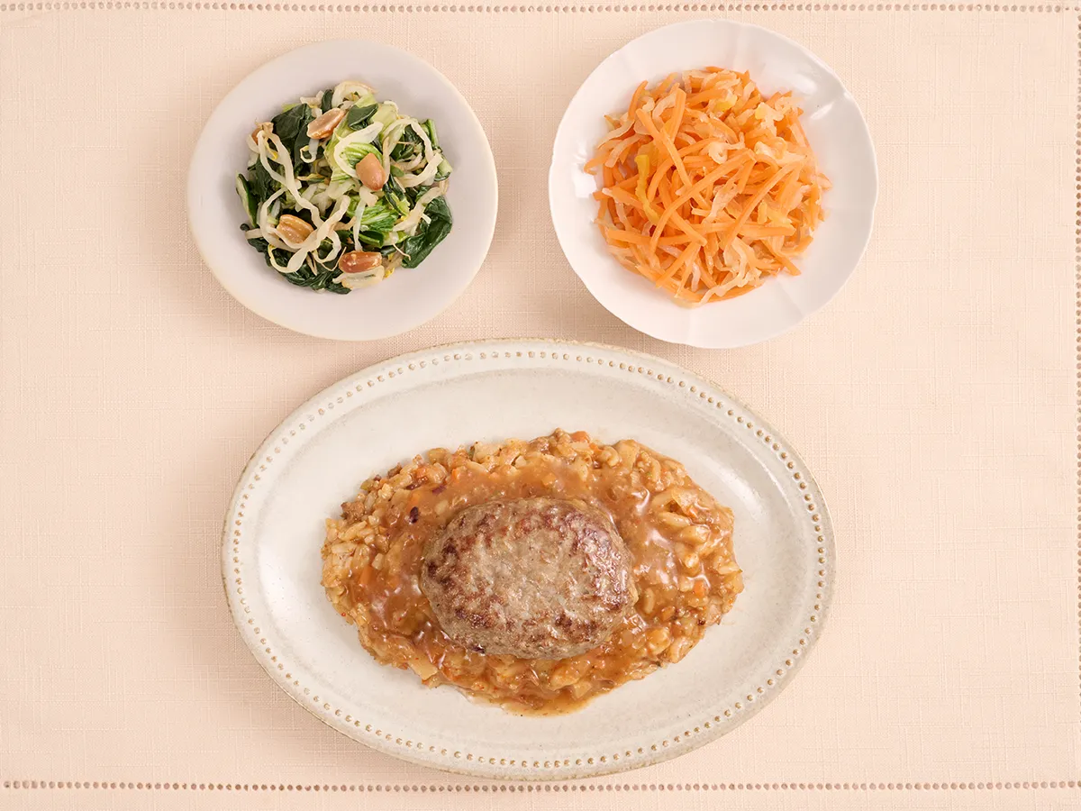 あとひく辛さ！麻婆ハンバーグめし                                                                                                            + ¥130