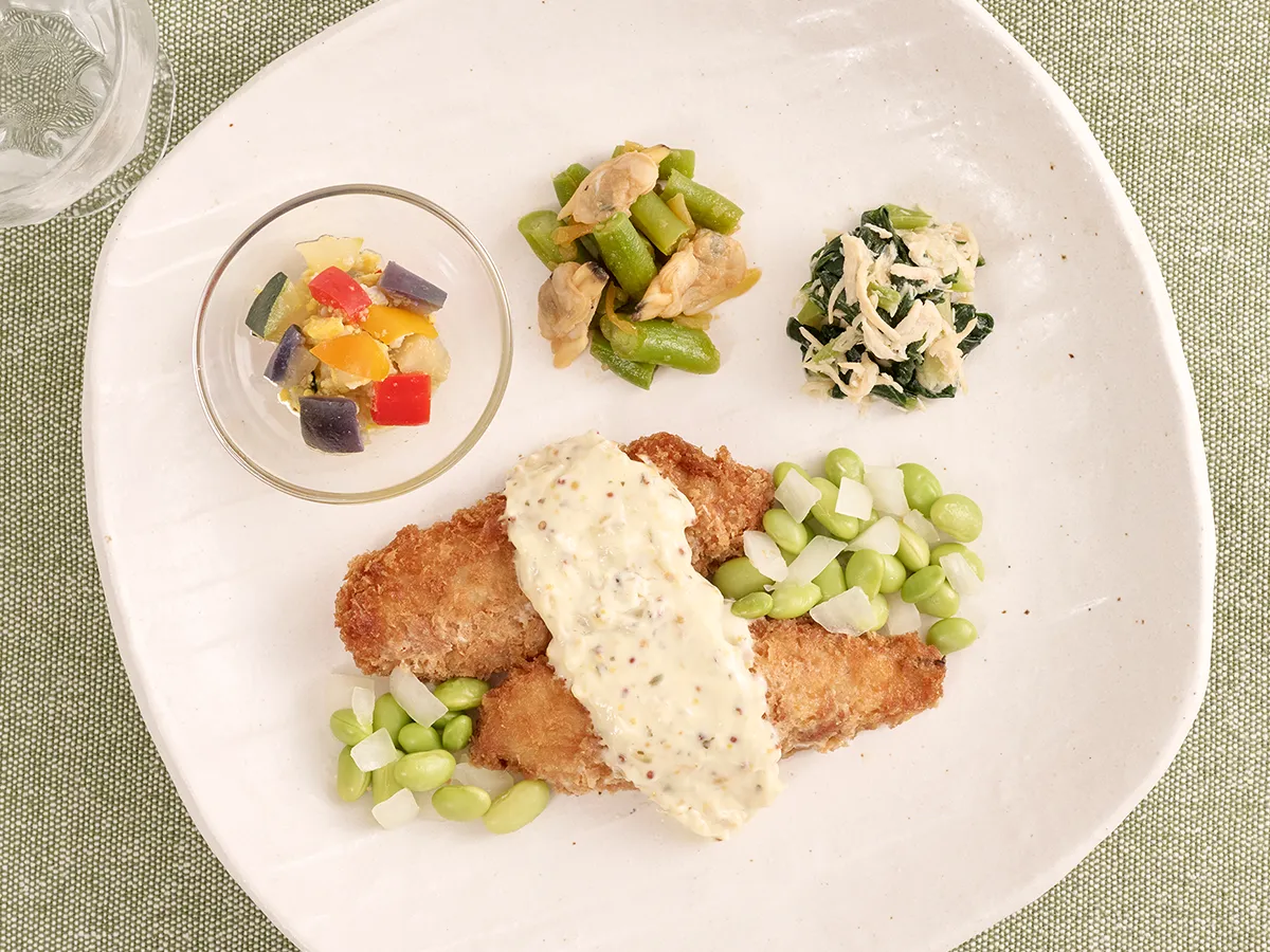 たらフライの特製タルタルソース