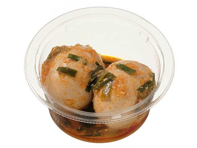 香味ニラだれのとろっと醤油煮たまご