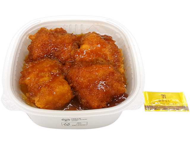 甘辛醤油のチキンたれかつ丼