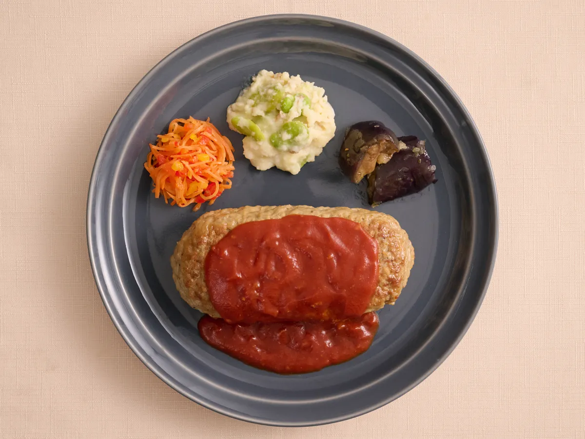 【増量】チリハンバーグステーキ                                                                                                            + ¥350