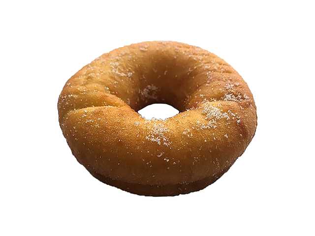 お店で揚げたシュガードーナツ