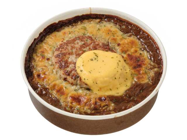 ハンバーグ焼きカレードリア