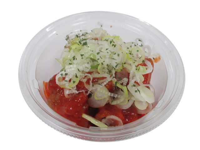 鶏唐揚げのチリソース和え