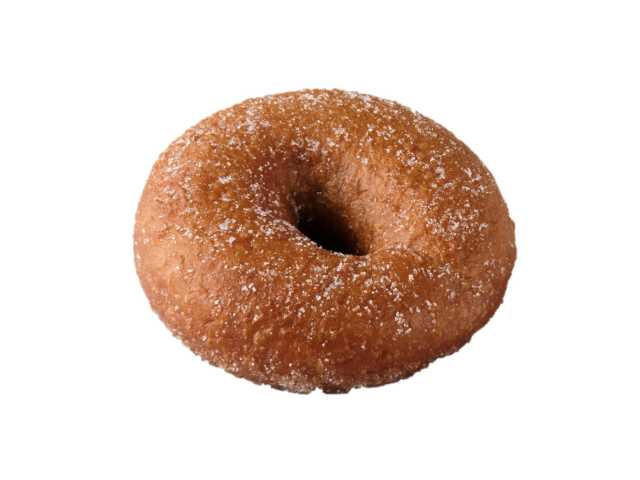 お店で揚げたメープルドーナツ