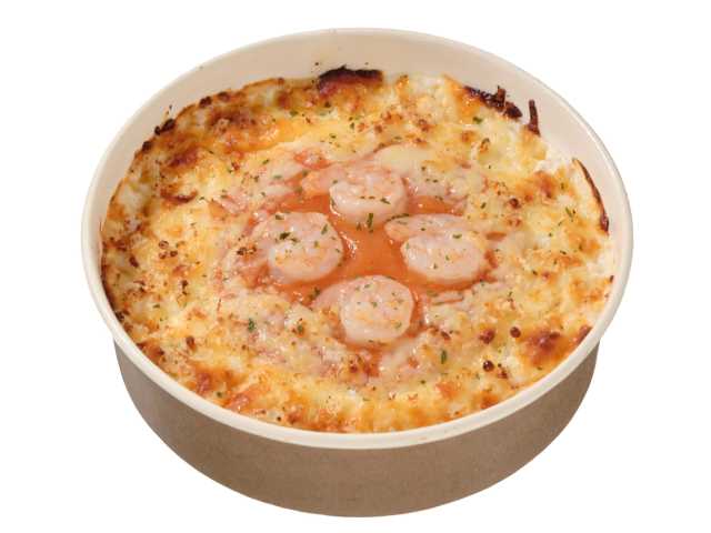 海老ドリア２種ソース仕立てクリームソース＆アメリケーヌソース