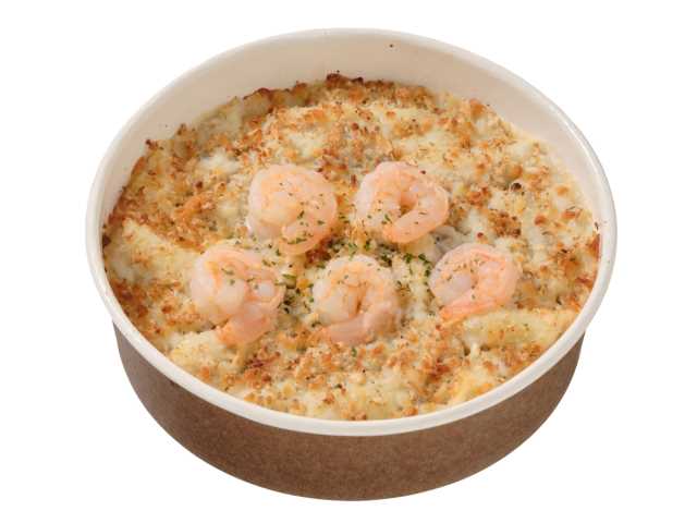 クリーミーソースの海老グラタン