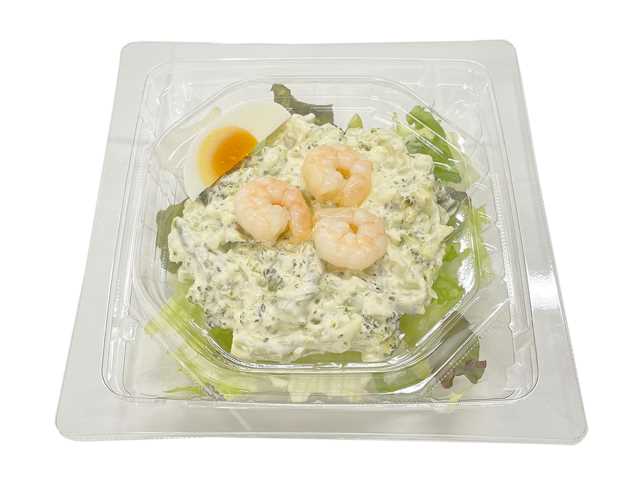 海老とブロッコリーとたまごのサラダ