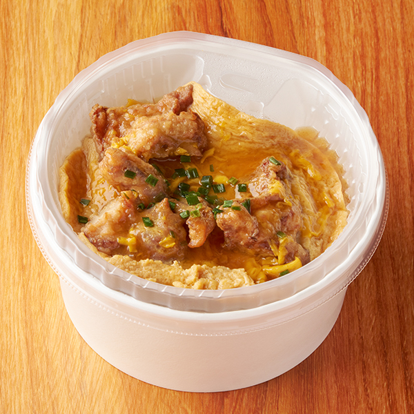 甘辛たれ染み込む　から揚げ玉子とじ丼